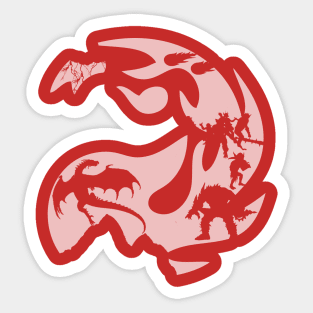 Red Magic Sticker